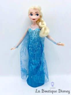 Poupée Elsa Poussière D'étoiles La Reine Des Neiges Hasbro Disney 2015 Mannequin Robe Bleu 30 Cm