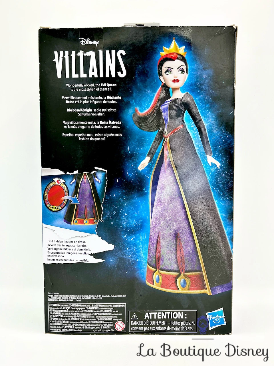 Poupée Méchante Reine Blanche Neige Disney Villains Hasbro 2021 Evil Queen 5 Poupée Méchante Reine Blanche Neige Disney Villains Hasbro 2021 Evil Queen – Image 3