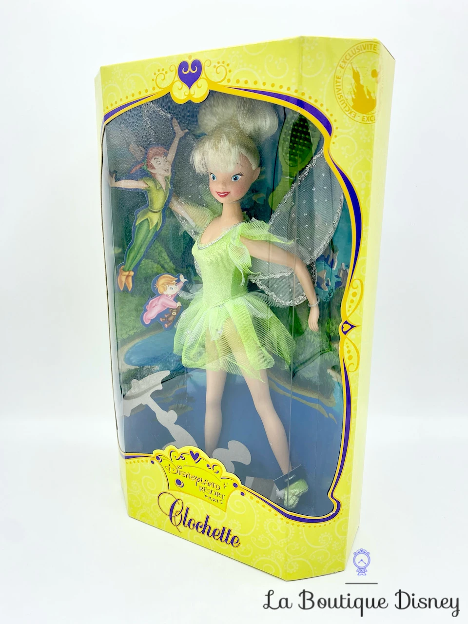 Poupée Fée Clochette Disneyland Resort Paris Disney Peter Pan Vintage BOXÉE 4 Poupée Fée Clochette Disneyland Resort Paris Disney Peter Pan Vintage BOXÉE – Image 2