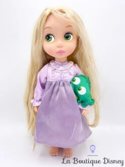 Poupée Raiponce Animators Collection V4 Disney Store 2016 Doudou Pascal 40 Cm