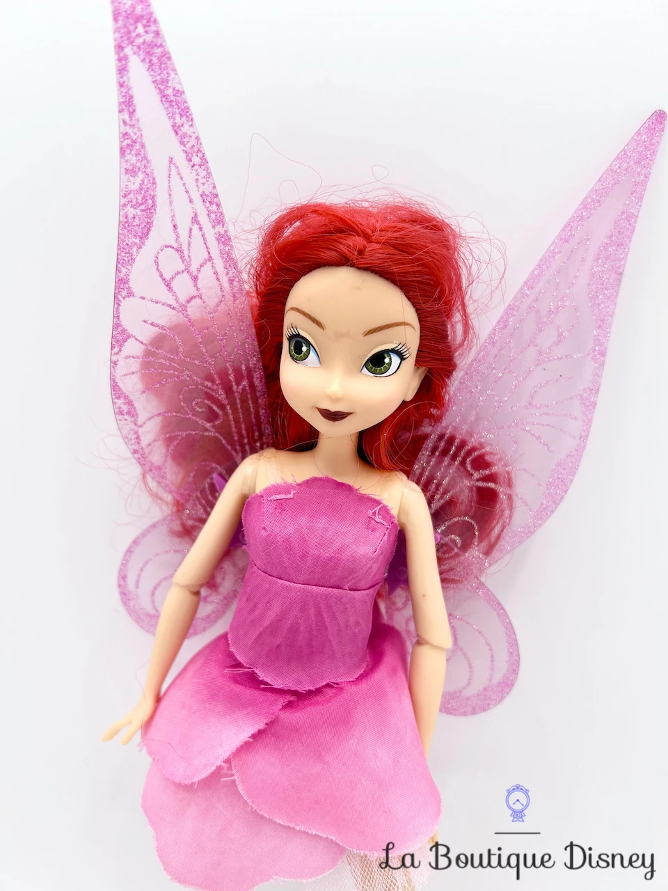 Poupée Roselia Disney Store Fairies La Fée Clochette Rose Ailes 28 Cm 4 Poupée Roselia Disney Store Fairies La Fée Clochette Rose Ailes 28 Cm – Image 2