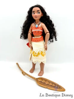 Poupée Vaiana Disneyland Paris 2017 Disney Mannequin Pagaie 30 Cm