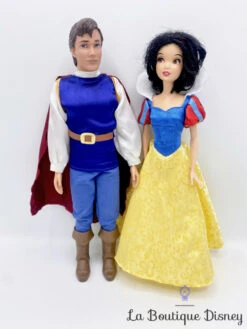 Poupées Couple Blanche Neige Prince Florian Disneyland Disney Store Mannequin Duo