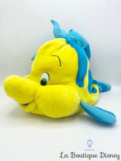 Peluche Range Pyjama Polochon La Petite Sirène Jemini Disney Vintage Poisson Jaune Bleu